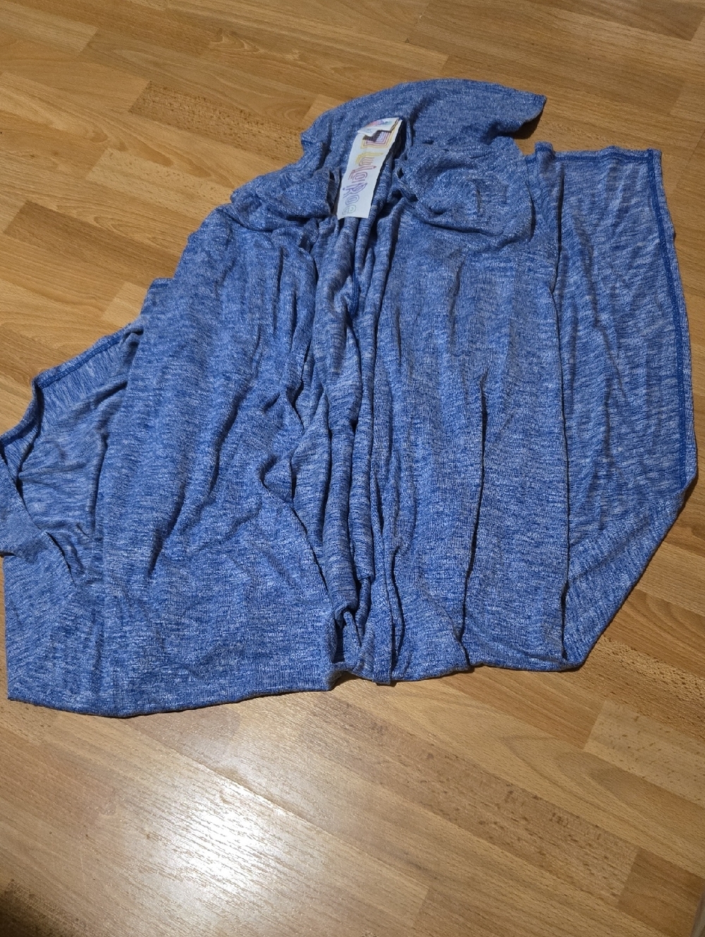 LuLaRoe Blue Knit Cardigan Sweater